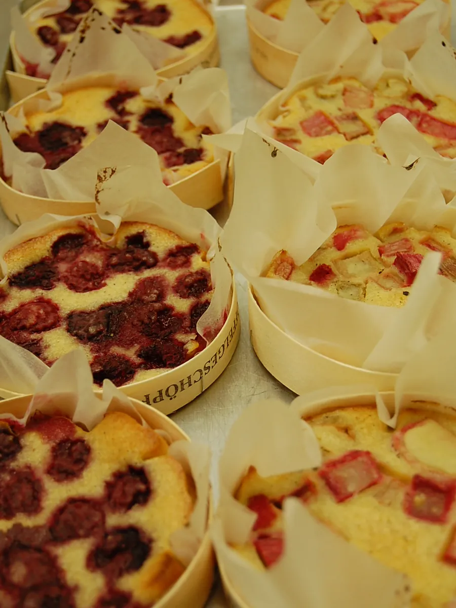 Clafoutis mit Himbeeren